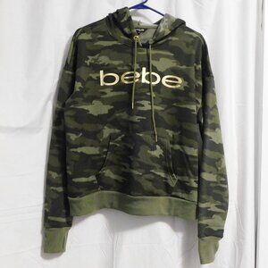 Bebe Green Camo Hoodie - 1X - NWT